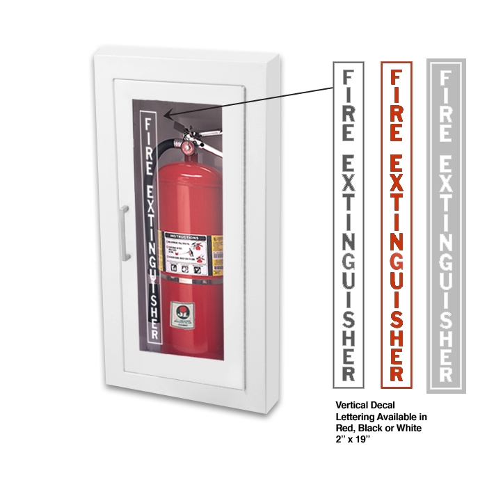 JL Ambassador 1016F10-FX2™ Semi-Recessed 10 lbs. Fire Extinguisher Cabinet